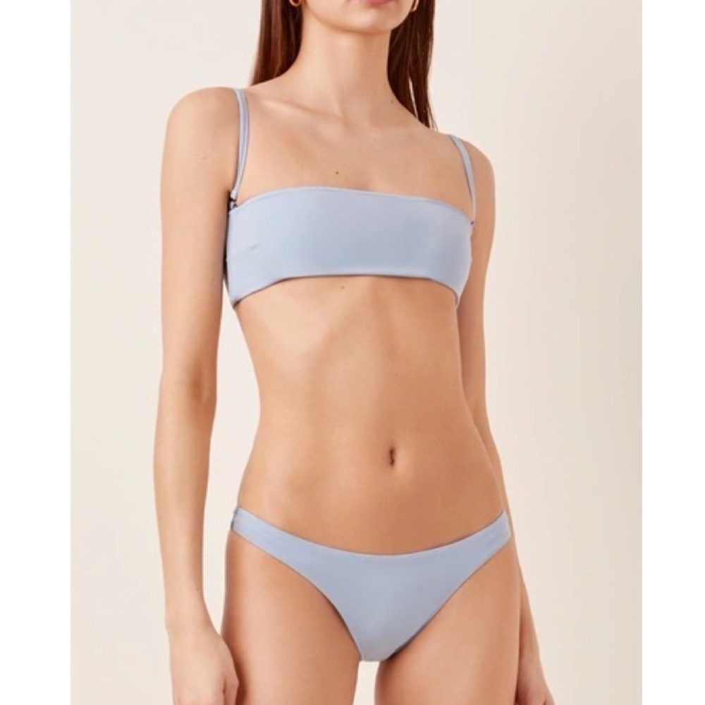 HAIGHT Bikini Set (Marcella Top / Basic Low-Rise bottom) Blue - Size Small